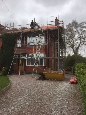 Stockport Construction - Loft conversion and re-roof 2